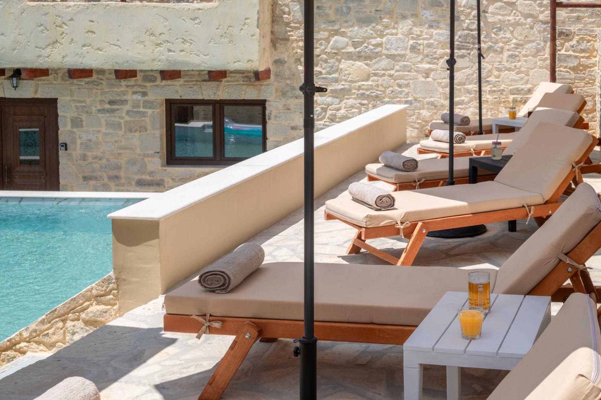 Draganigo Luxury Stone Houses 40 Min From Matala Ano Moulia Eksteriør billede
