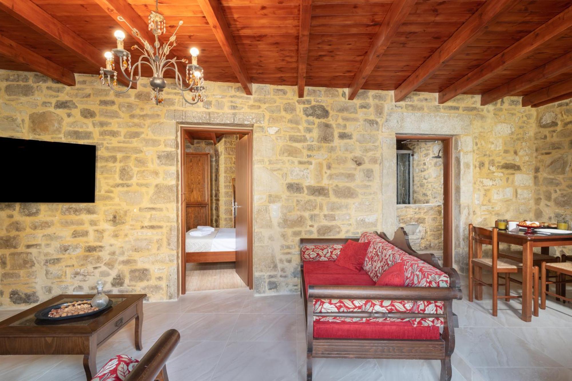 Draganigo Luxury Stone Houses 40 Min From Matala Ano Moulia Værelse billede